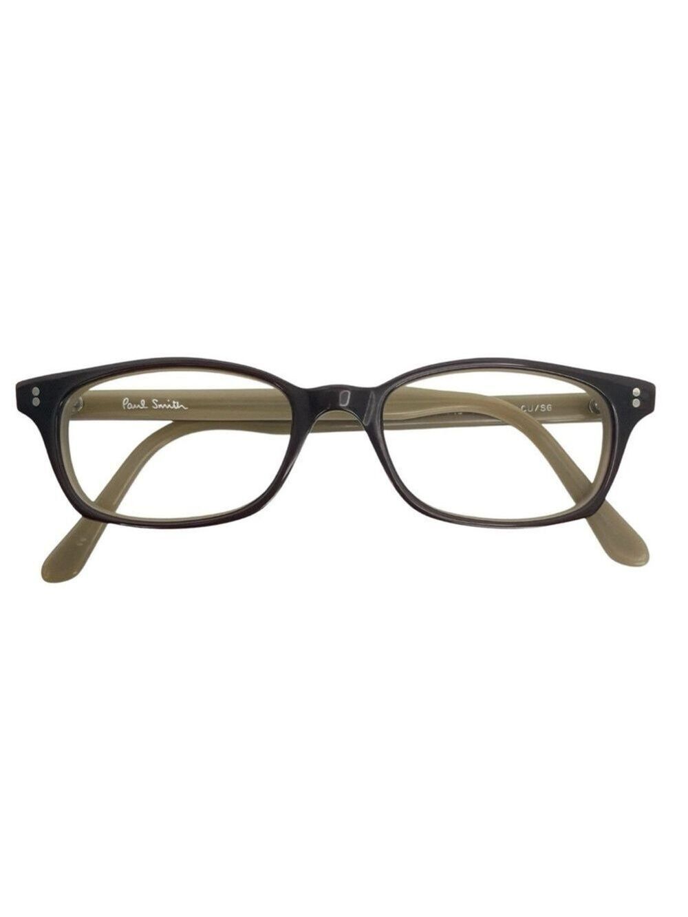 Vintage Paul Smith PS236 Eyeglass Frames 49-17-143 Brown Olive Unisex